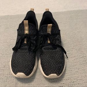 Adidas Cloudfoam Black and Tan - 7.5
